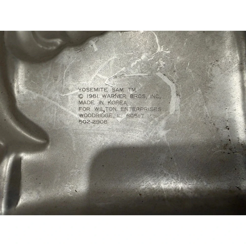 Yosemite Sam Cake Pan Winton 1981 Vintage Looney‎ Tunes